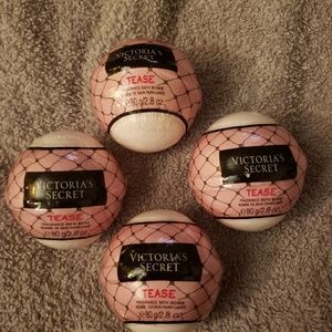 Victoria's Secret Tease Bath Bombs x4 NEW